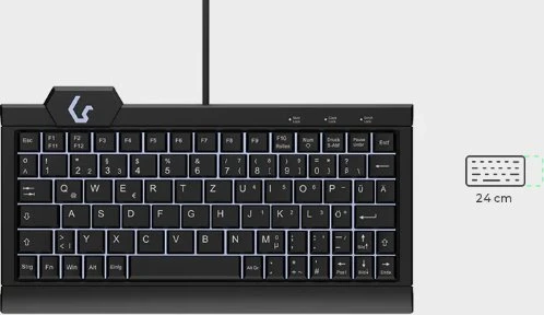 Klaviatūra Keysonic KSK-3010ELC (DE) (60962)