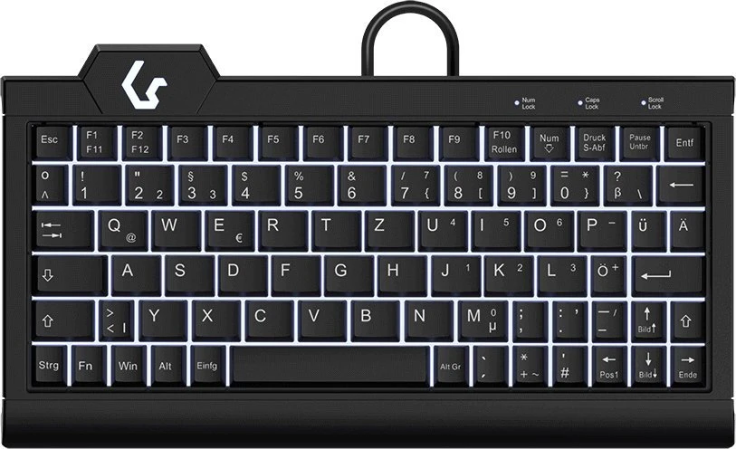 Klaviatūra Keysonic KSK-3010ELC (DE) (60962)
