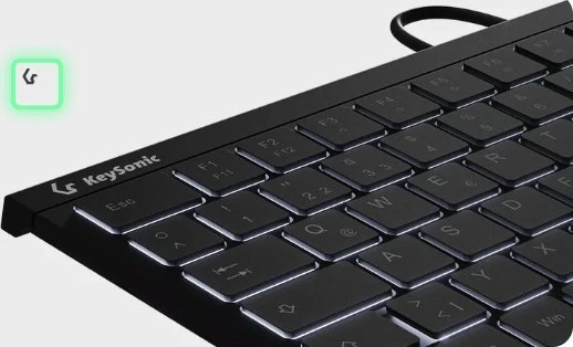 Klaviatūra Keysonic KSK-5211ELU (DE) (60957)