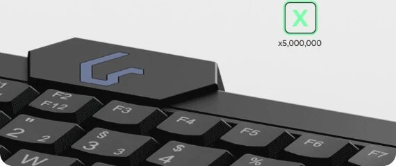 Klaviatūra KeySonic KSK-3210ELU (DE) Super-Mini Touchpad juodas