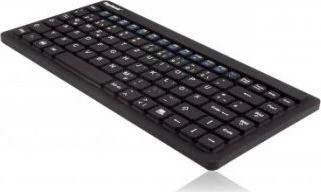 Keysonic KSK-3230 IN Klaviatūra, Antimikrobinė silikoninė apsauga; 100 % atsparus vandeniui, atitinka IP68 standartą; Atsparus spausdinimas apsaugo klavišus nuo blukimo, Anglų kalba, su laidomis, Juodas