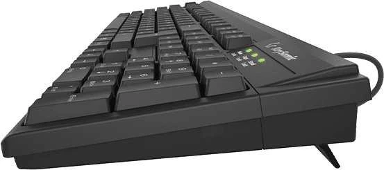 Klaviatūra „KeySonic“ viso dydžio USB-TAS, IPX7, juodas, KSK-8008U-IP