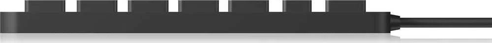 RaidSonic KeySonic KSK-3230IN (DE) klaviatūra Universalus USB QWERTZ German Juodas