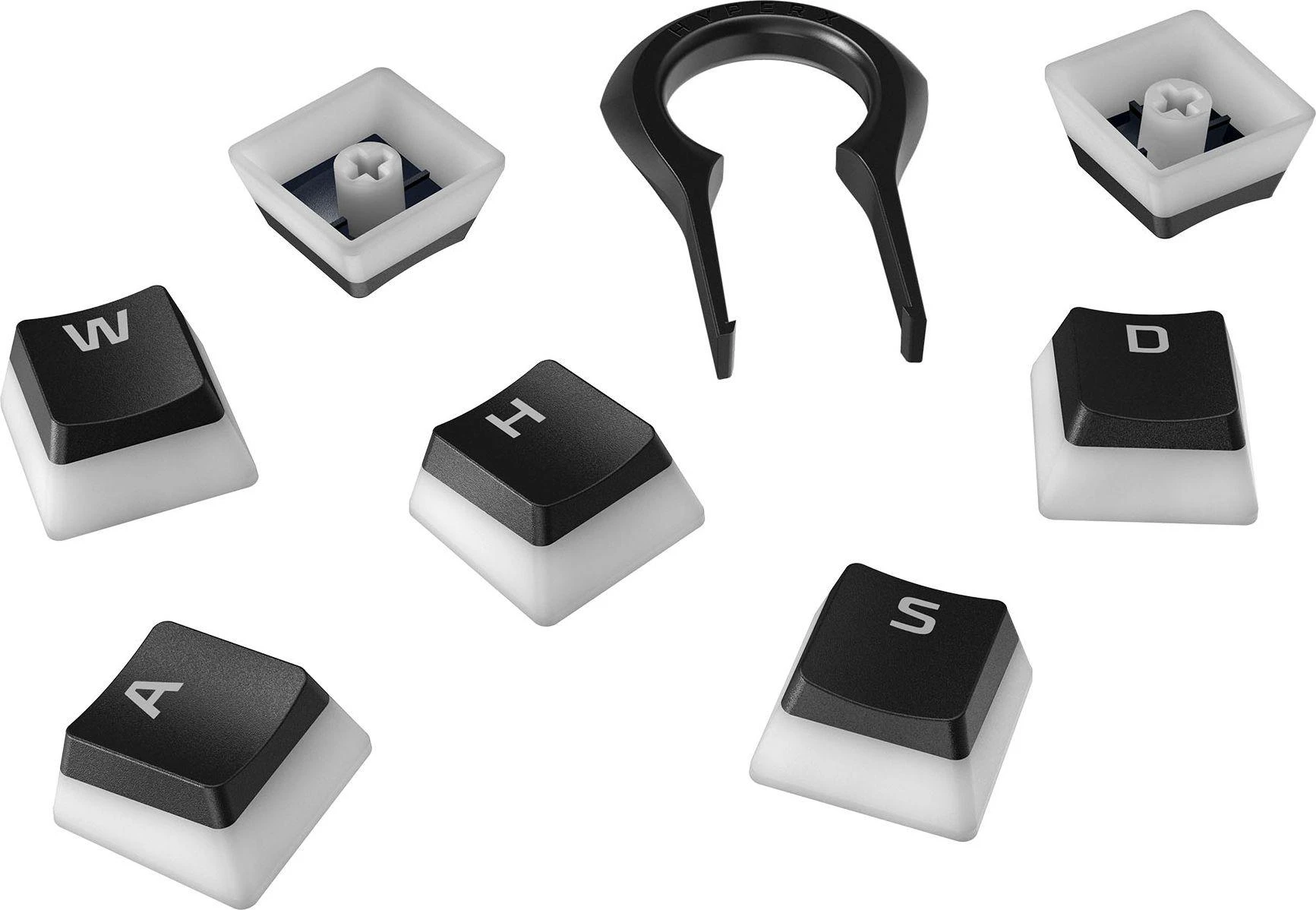 Pakaitiniai klavišai HyperX Pudding Keycaps Full Key Set, US išdėstymas