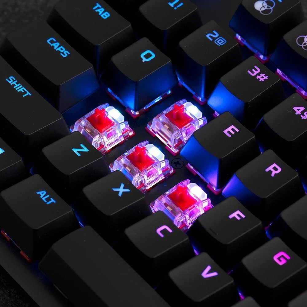 HyperX Alloy Origins Core Tenkeyless Mechaninė žaidimų klaviatūra, US išdėstymas, HyperX Blue Switch