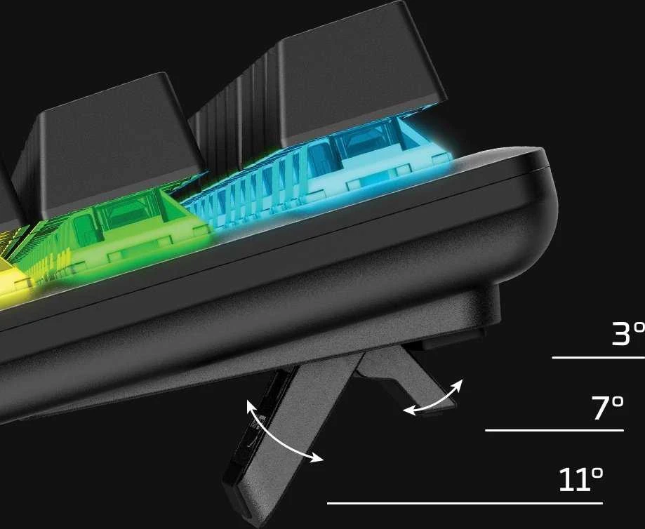 HyperX Alloy Origins Core Tenkeyless Mechaninė žaidimų klaviatūra, US išdėstymas, HyperX Blue Switch