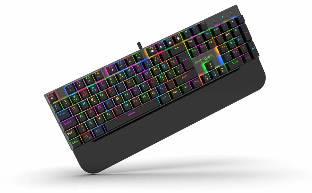 Klaviatūra HK Gaming Inca IKG-443 Gaming USB Juodas
