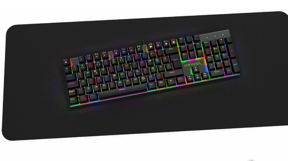 Klaviatūra HK Gaming Inca IKG-443 Gaming USB Juodas