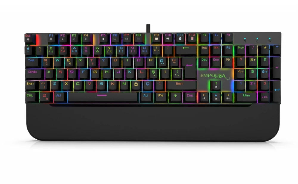 Klaviatūra HK Gaming Inca IKG-443 Gaming USB Juodas