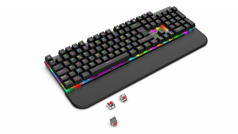 Klaviatūra HK Gaming Inca IKG-443 Gaming USB Juodas
