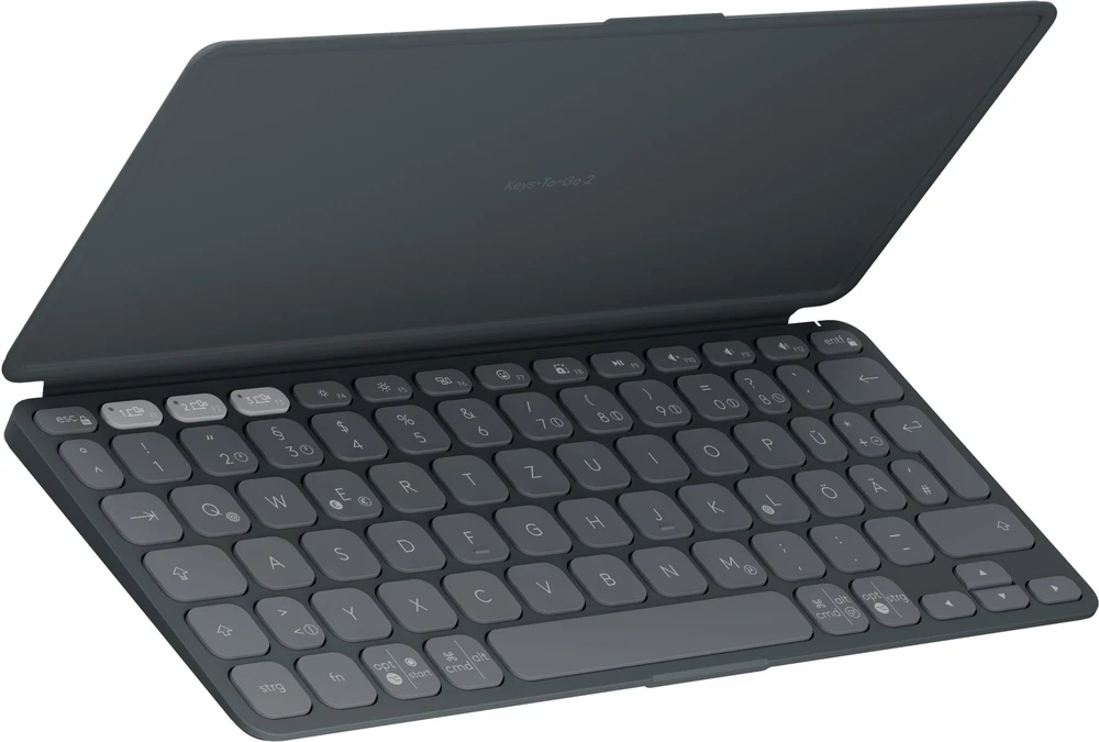 Klaviatūra „Klaviatūra Logitech Logitech“ 920-012964 / „Keys-To-Go 2“ grafito spalvos