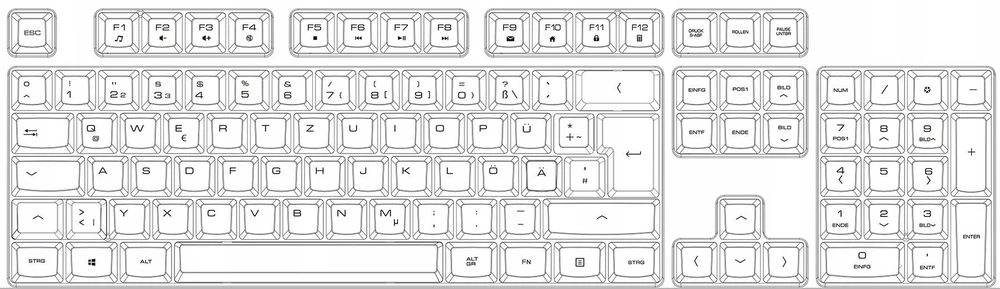 Klaviatūra „Klaviatūra Perixx Perixx PERIBOARD-517 DE“, vandeniui ir dulkėms atspari USB klaviatūra, IP65, juoda
