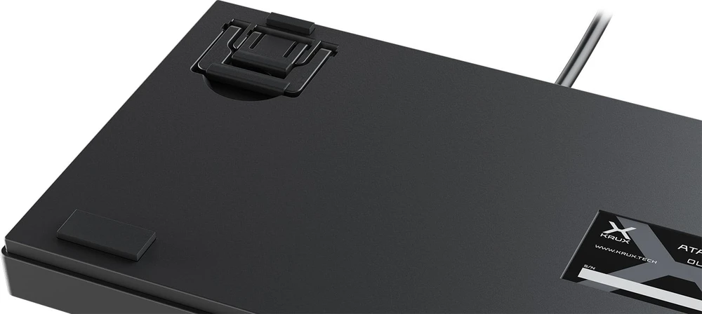 Klaviatūra žaidimams Krux Atax PRO RGB Pudding Outemu Juodas su laidu mechaninė su pašvietimu juoda