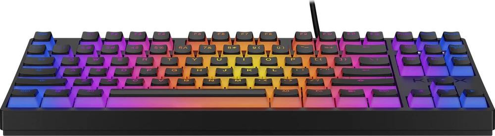 Klaviatūra žaidimams Krux Atax PRO RGB Pudding Outemu Juodas su laidu mechaninė su pašvietimu juoda