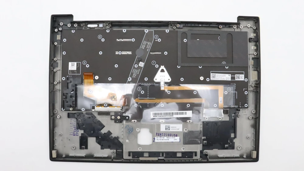 Klaviatūra Lenovo 5M11H44236 Cover + klaviatūra (MECH_ASM GRP KBD)