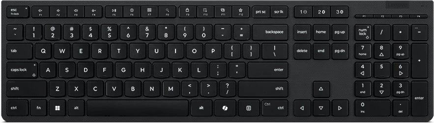 Lenovo Professional Wireless Rechargeable Klaviatūra | Klaviatūra | Wireless | Bluetooth | Nordic | Pilkas