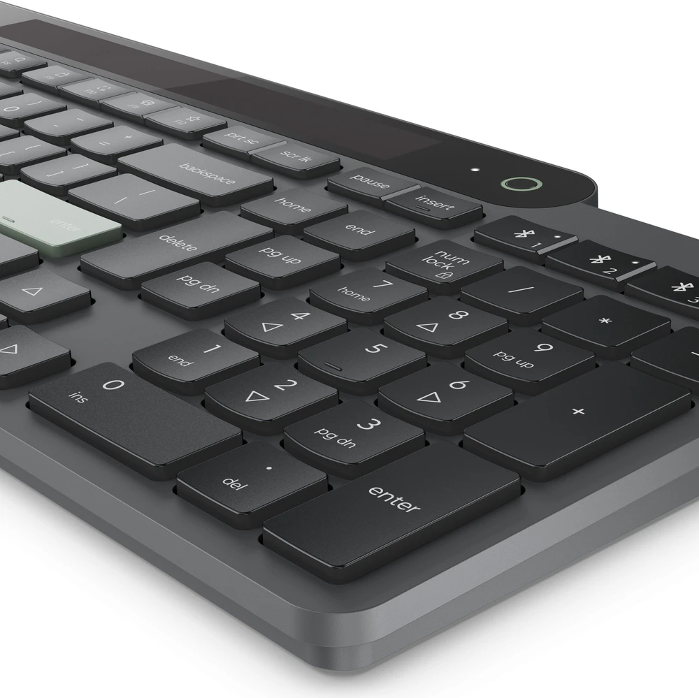 Lenovo | Self-Charging | Klaviatūra | Bluetooth | Lithuanian | Juodas