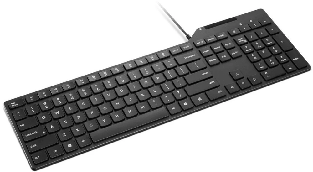 Lenovo USB-A laidinė klaviatūra su išmaniosios kortelės skaitytuvu 5000-us English 4y41u13312