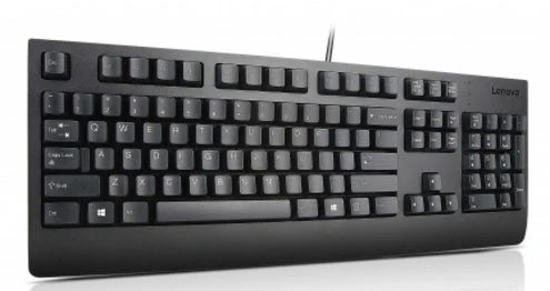 Klaviatūra Lenovo 4X30M86904 USB Norweska Juoda