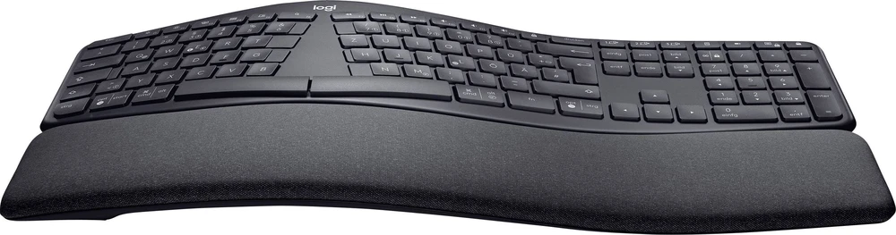 Logitech ERGO K860 belaidė klaviatūra, grafito spalvos, vokiečių kalba (Qwertz)