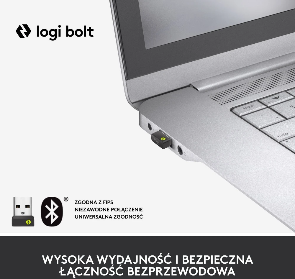 Logitech ERGO K860 SPLIT belaidė klaviatūra verslui, grafito spalvos, JAV tarptautinis išdėstymas (Qwerty)
