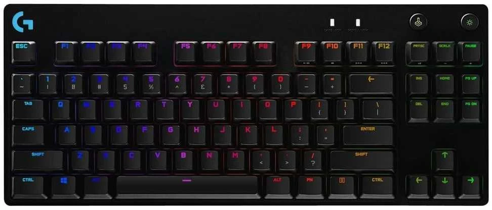 Klaviatūra Logitech G PRO MECHANICAL GAMING KEYB. - Juodas - UK - USB - N/A INTNL-973