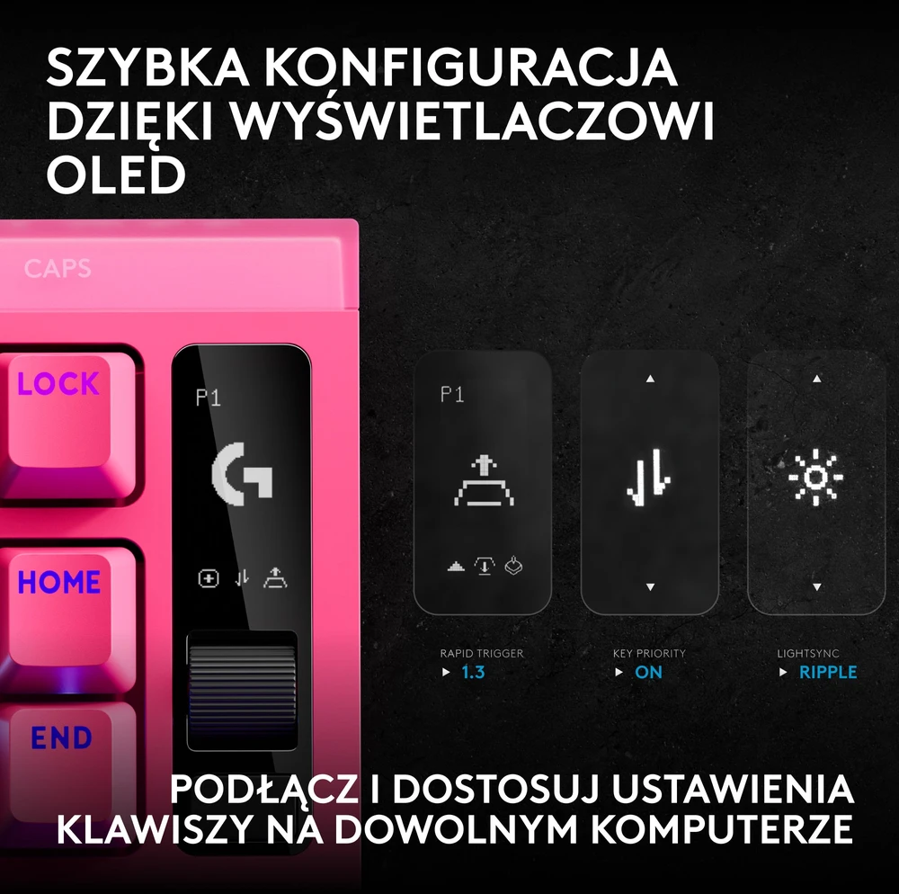 Klaviatūra Logitech G Pro X2 Rapid Magnetic Rapid Switches (920-014110)