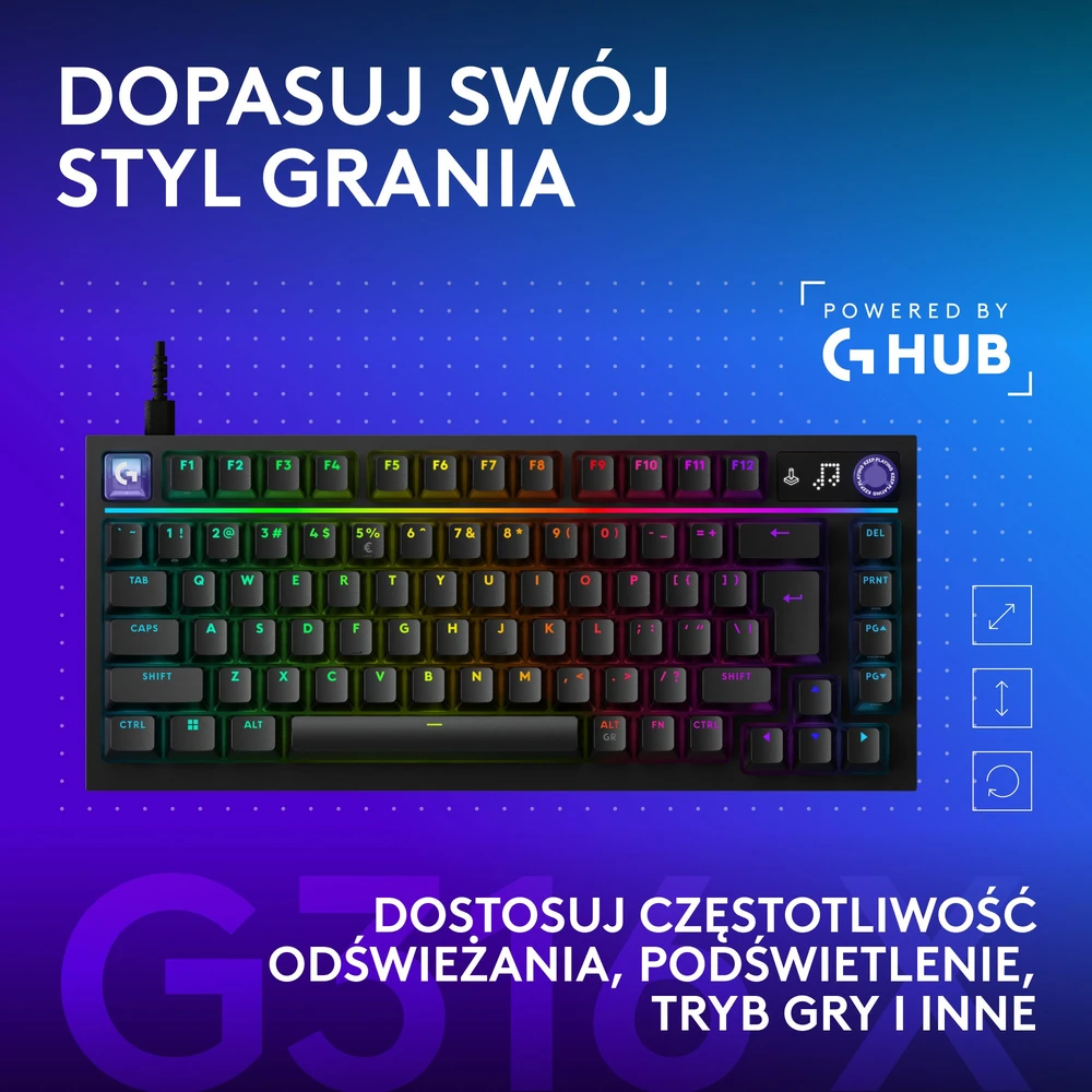 Klaviatūra Logitech G316 X 75 GL Tactile (920-014281)