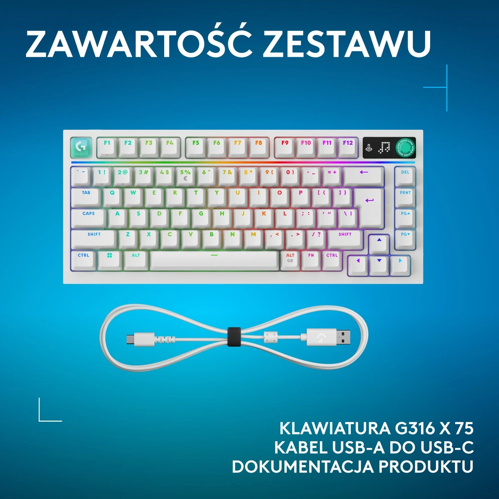 Klaviatūra Logitech G316 X 75 GL Tactile (920-014319)