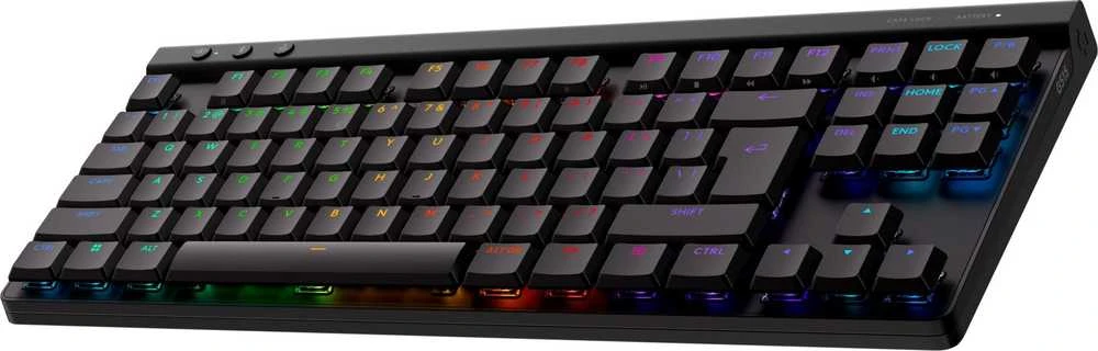 Belaidė žaidimų klaviatūra Logitech G515 LIGHTSPEED TKL Wireless Gaming, Juodos spalvos, Išdėstymas: US tarptautinis (Qwerty)