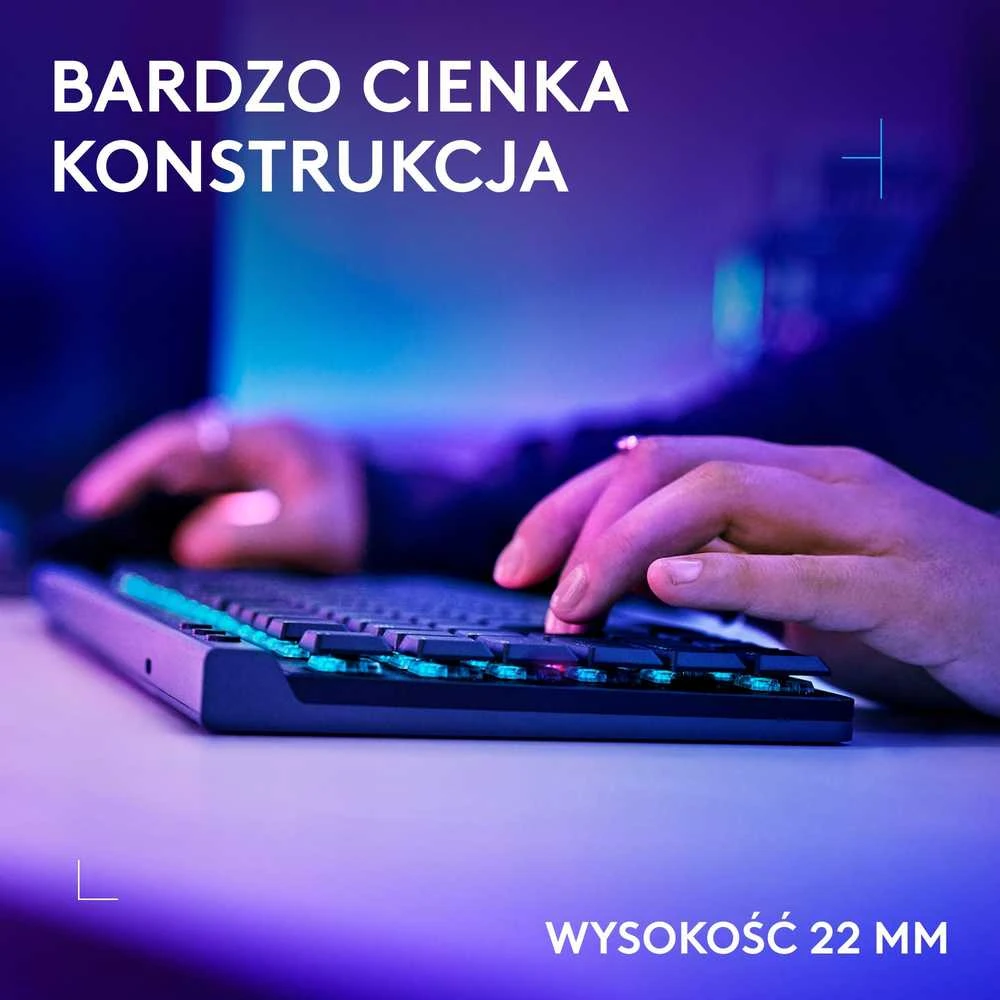 Belaidė žaidimų klaviatūra Logitech G515 LIGHTSPEED TKL Wireless Gaming, Juodos spalvos, Išdėstymas: US tarptautinis (Qwerty)