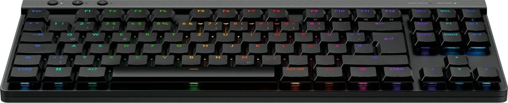 Belaidė klaviatūra Logitech G515 LIGHTSPEED TKL,  Juodos spalvos, Išdėstymas: Vokiečių k. (Qwertz)