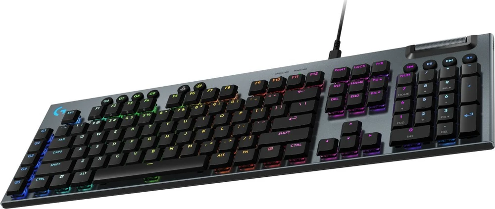 Logitech G915 X, Gaming-klaviatūra - juodas, DE-išdėstymas, GL Tactile, GL Tactile Switches