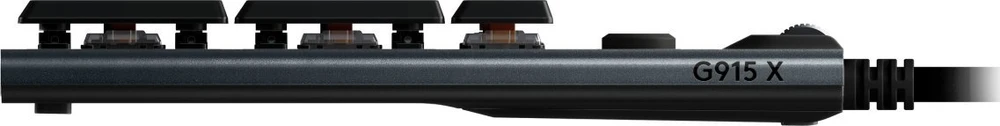 Logitech G915 X, Gaming-klaviatūra - juodas, DE-išdėstymas, GL Tactile, GL Tactile Switches