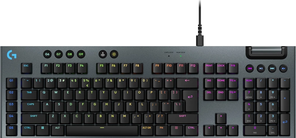 Logitech G G915 X klaviatūra Gaming USB QWERTY US International Juodas