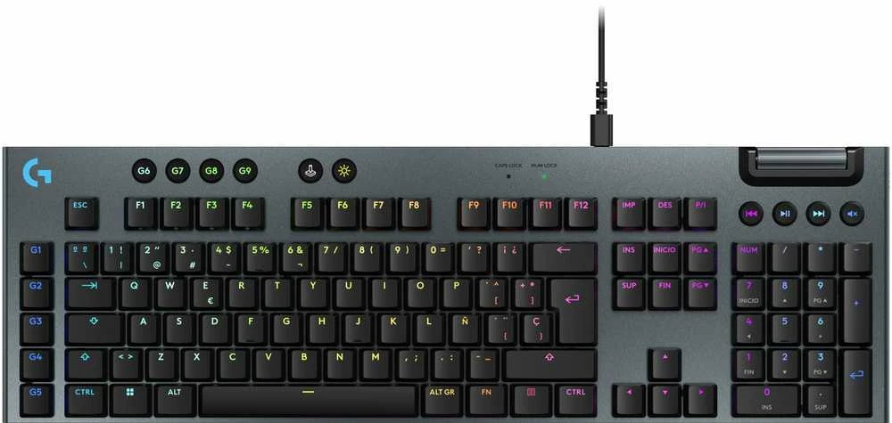Klaviatūra Logitech G915 X su laidu G KB - Juodas - ESP - EMEA28I-935