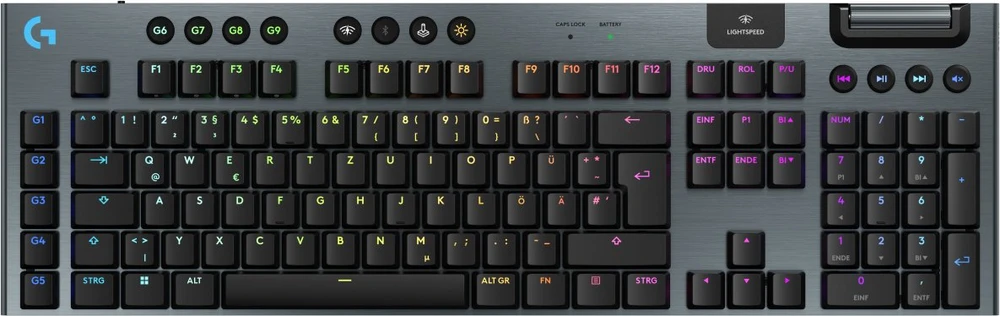 Klaviatūra Logitech G915 X LIGHTSPEED - belaidė G KB- Juodas-EU-EMEA28I-935