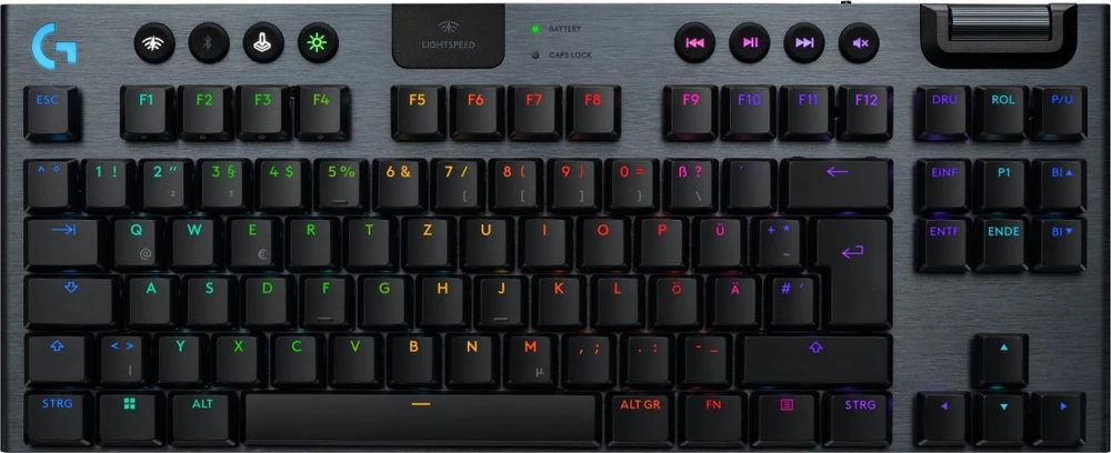 Klaviatūra Logitech G915 X LIGHTSPEED TKL - belaidė G KB-Juodas-DEU-EMEA28I-935