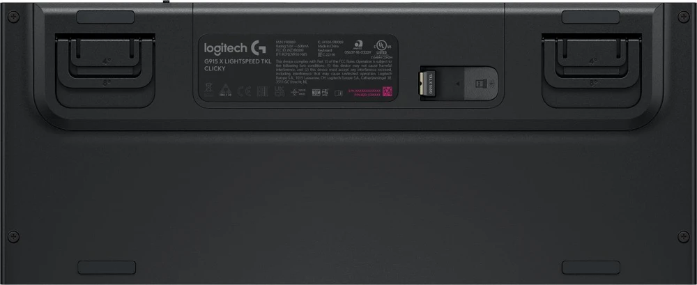 Klaviatūra Logitech G915 X LIGHTSPEED TKL - belaidė G KB-Juodas-DEU-EMEA28I-935