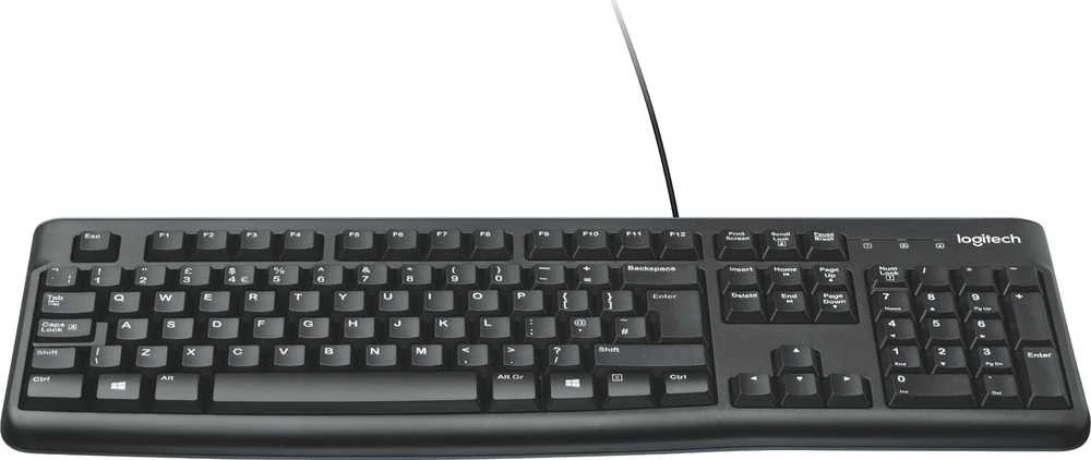 Logitech klaviatūra K120 su laidu, US išdėstymas