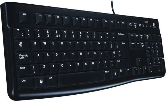 Klaviatūra Logitech K120 UK Juodas