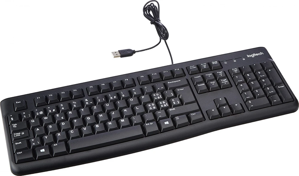 Logitech Klaviatūra K120 for Busi.Win8 (Schweiz išdėstymas)