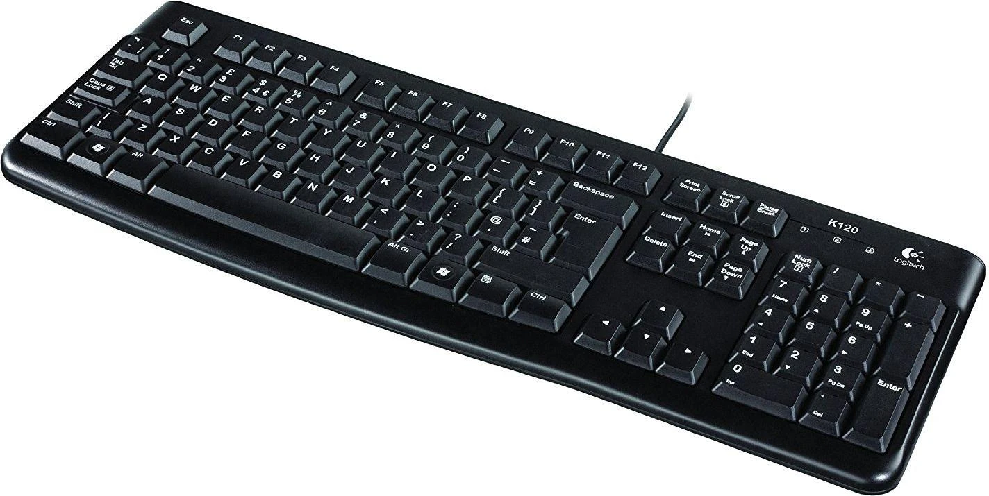 Logitech klaviatūra K120 su laidu, DE išdėstymas