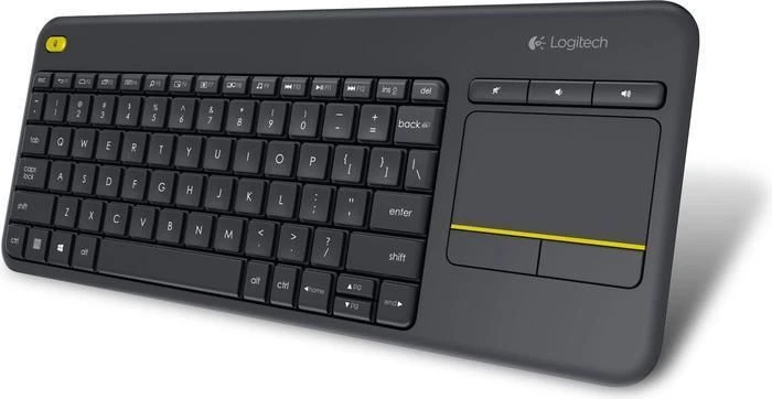 Klaviatūra Logitech WIRELESS TOUCH KEYBRD K400 PLUS - Juodas