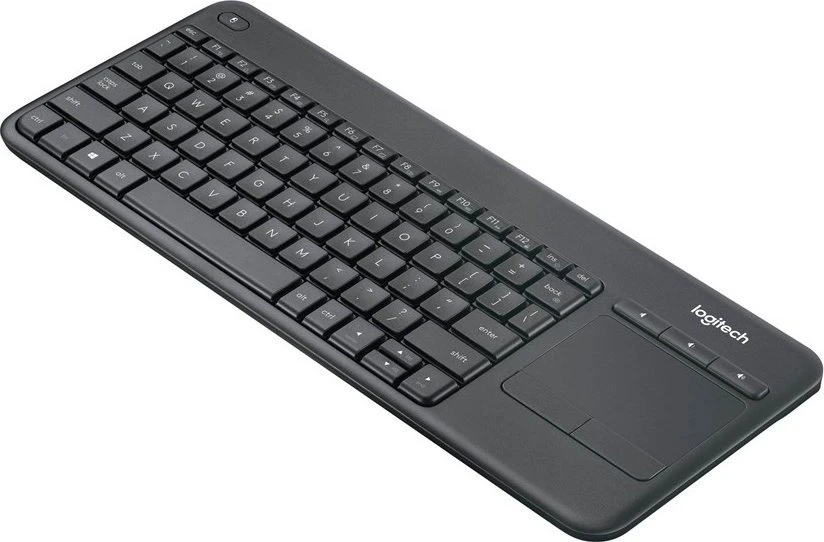 Logitech WIRELESS TOUCH Klaviatūra K400 - PLUS Juodas (CZECH)
