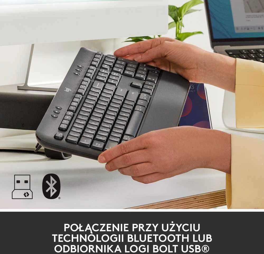 Klaviatūra Logitech Signature K650, Grafito spalvos, JAV tarptautinis išdėstymas (Qwerty)