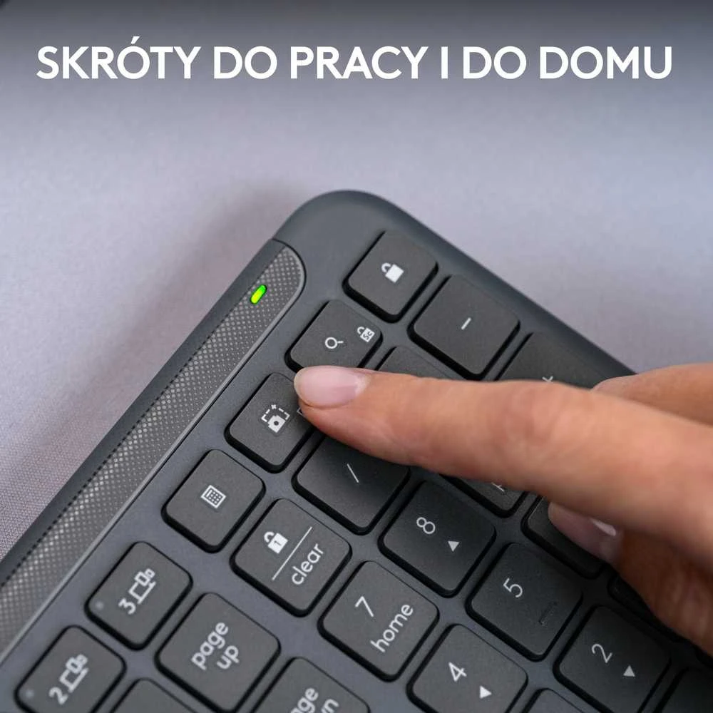 Klaviatūra Belaidė pelė „Logitech K950“ (pilno dydžio)