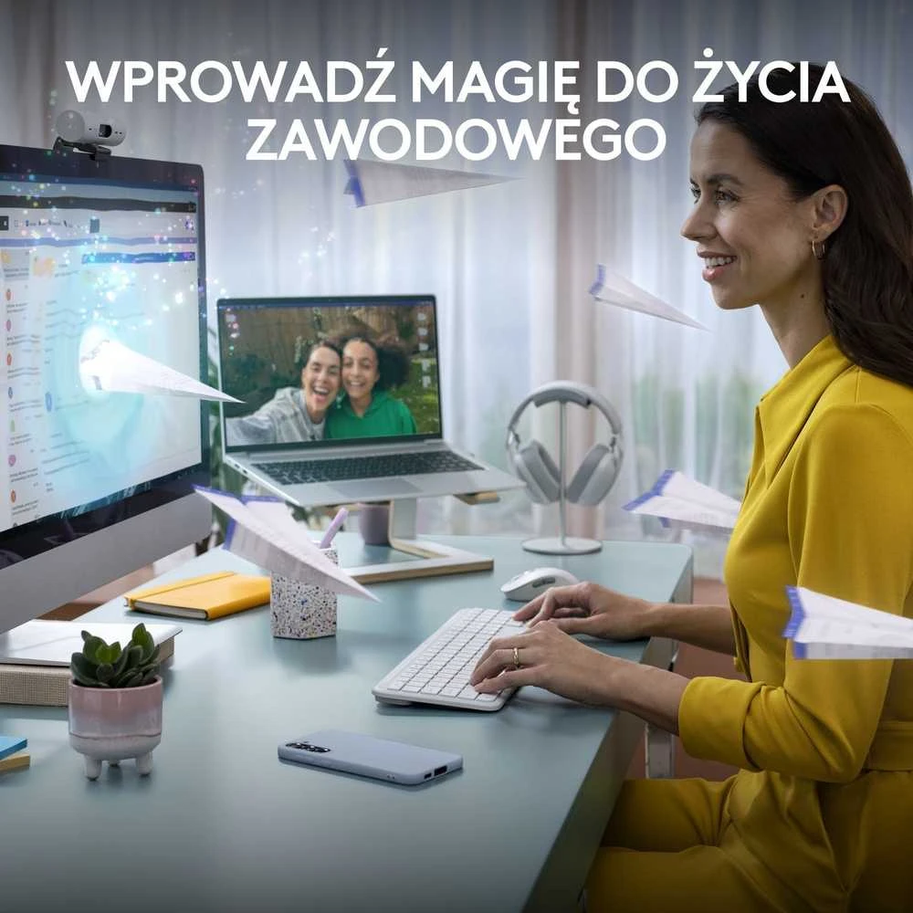 Logitech klaviatūra 920-012466 / K950 Signature Slim balta