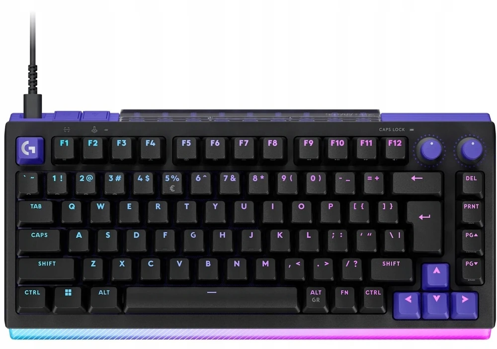 Klaviatūra žaidimai Logitech G512 X 75 laidinis magnetinis-mechaninis apšvietimas juoda