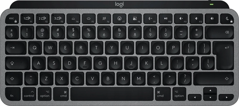 Klaviatūra „Logitech Master Series MX Keys Mini“, skirta „Mac“.